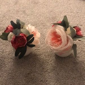 Target Pink Faux Flower Arrangement